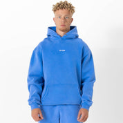 OVERSIZED LUX "SIMPLE" HOODIE - BLUE