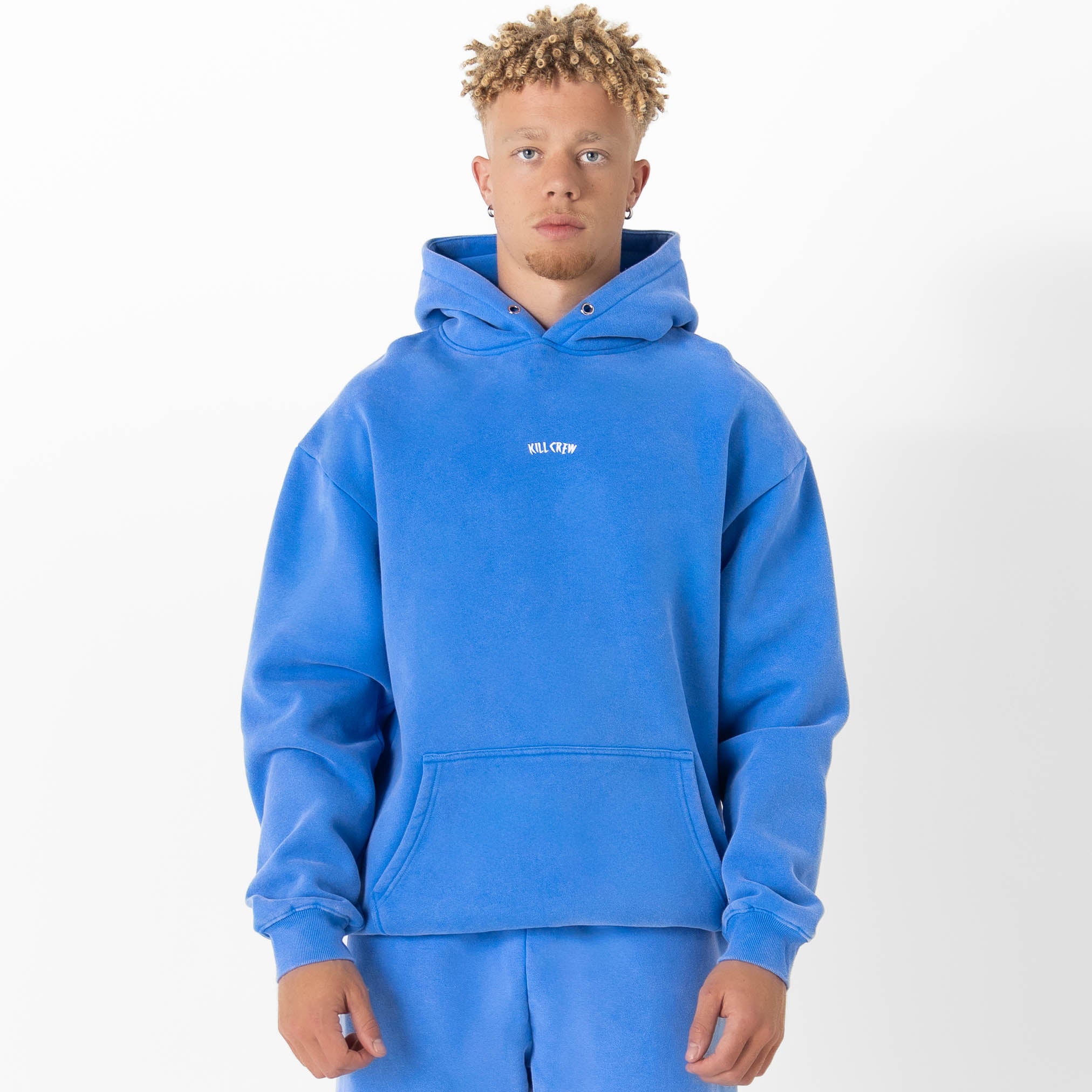 OVERSIZED LUX "SIMPLE" HOODIE - BLUE