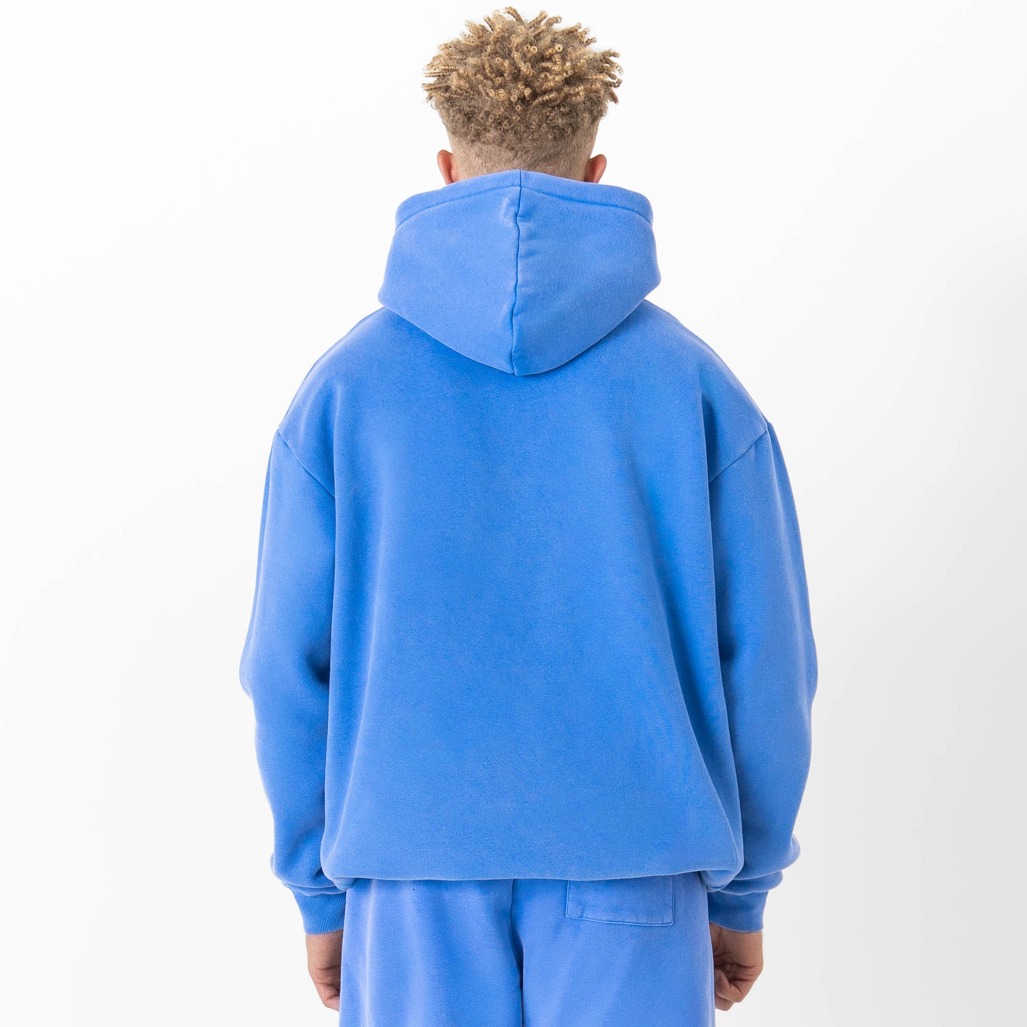 OVERSIZED LUX "SIMPLE" HOODIE - BLUE