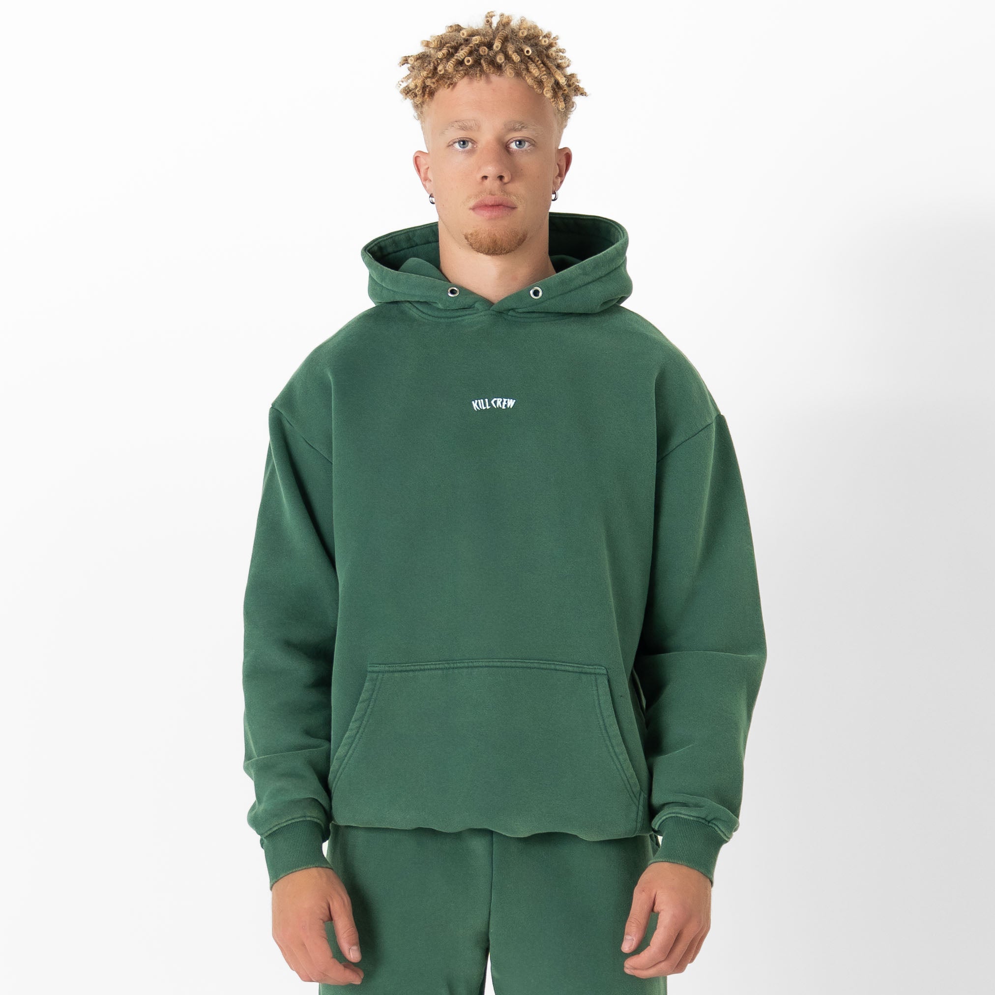 OVERSIZED LUX "SIMPLE" HOODIE - GREEN