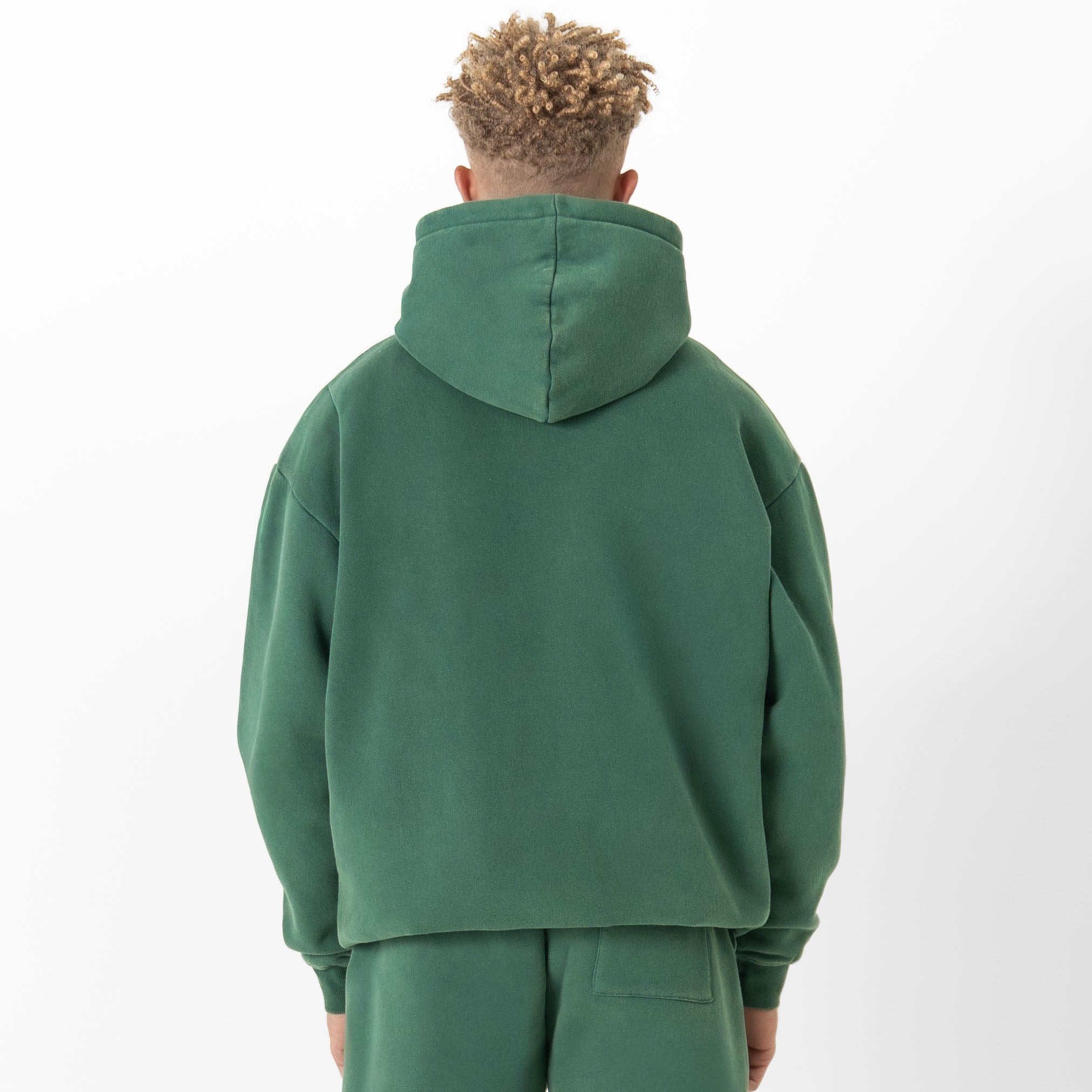 OVERSIZED LUX "SIMPLE" HOODIE - GREEN