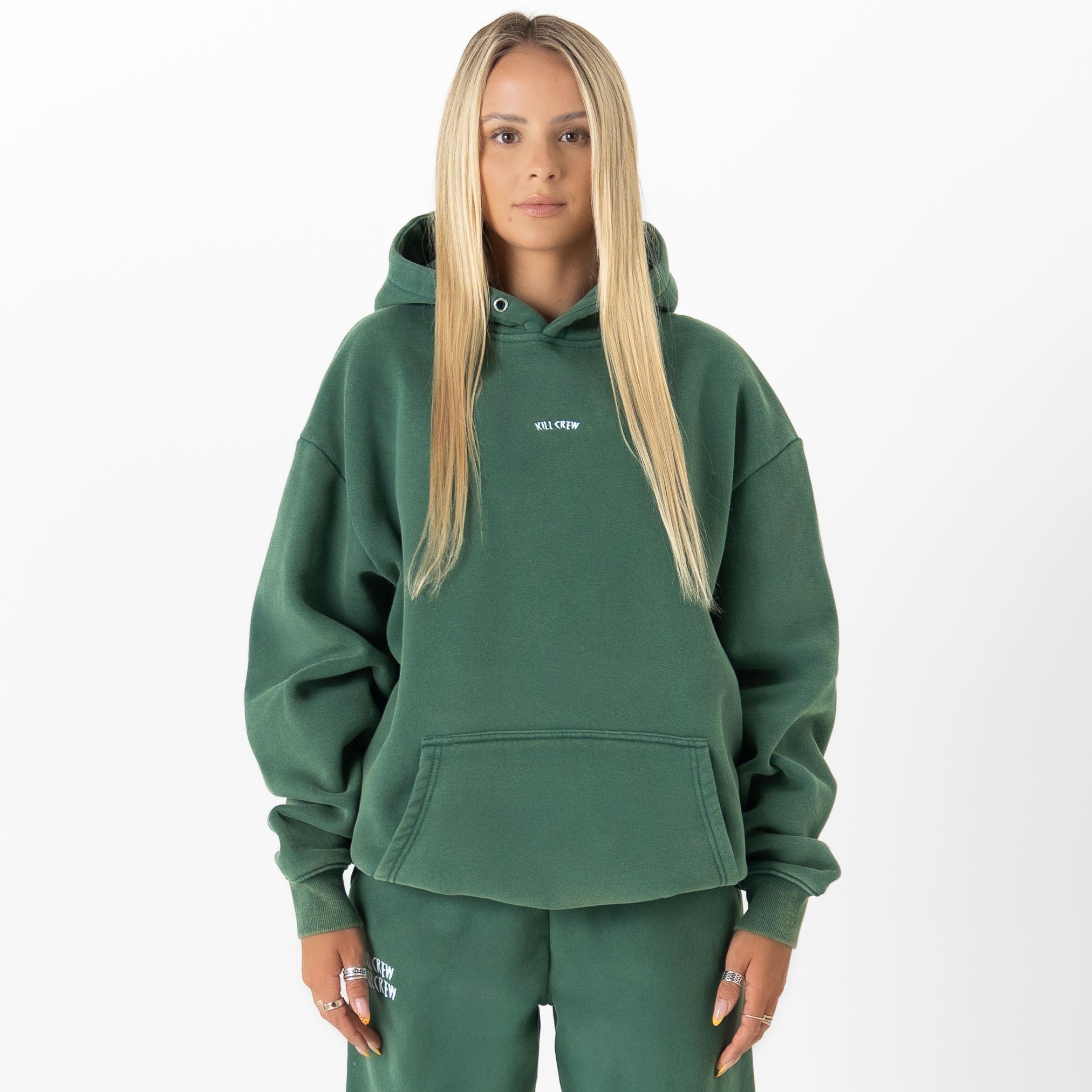 OVERSIZED LUX "SIMPLE" HOODIE - GREEN