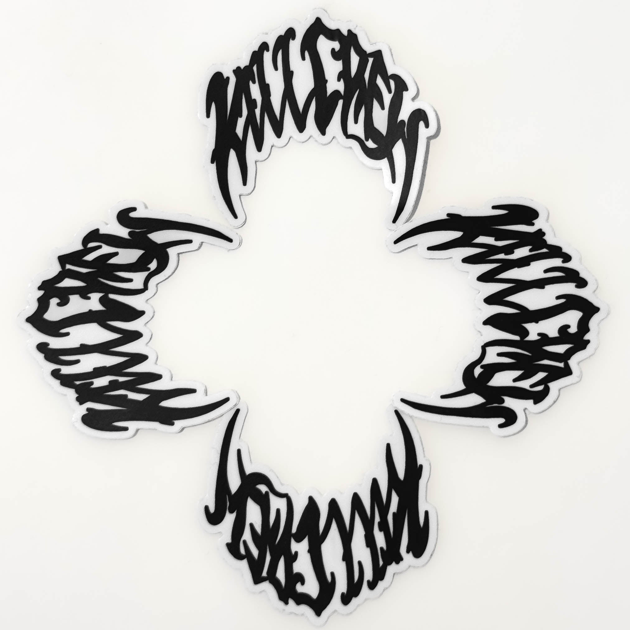 CLASSIC STICKER - BLACK / WHITE