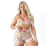 STRAWBERRY SPORTS BRA - PINK