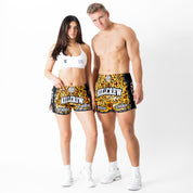 MUAY THAI FIGHT SHORTS - CHEETAH SKULL