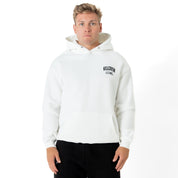OVERSIZED LUX "THE PAIN" HOODIE - WHITE