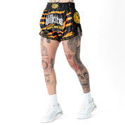 MUAY THAI FIGHT SHORTS -  TIGER ORANGE