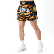 MUAY THAI FIGHT SHORTS -  TIGER ORANGE