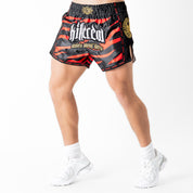 MUAY THAI FIGHT SHORTS - TIGER RED