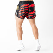 MUAY THAI FIGHT SHORTS - TIGER RED