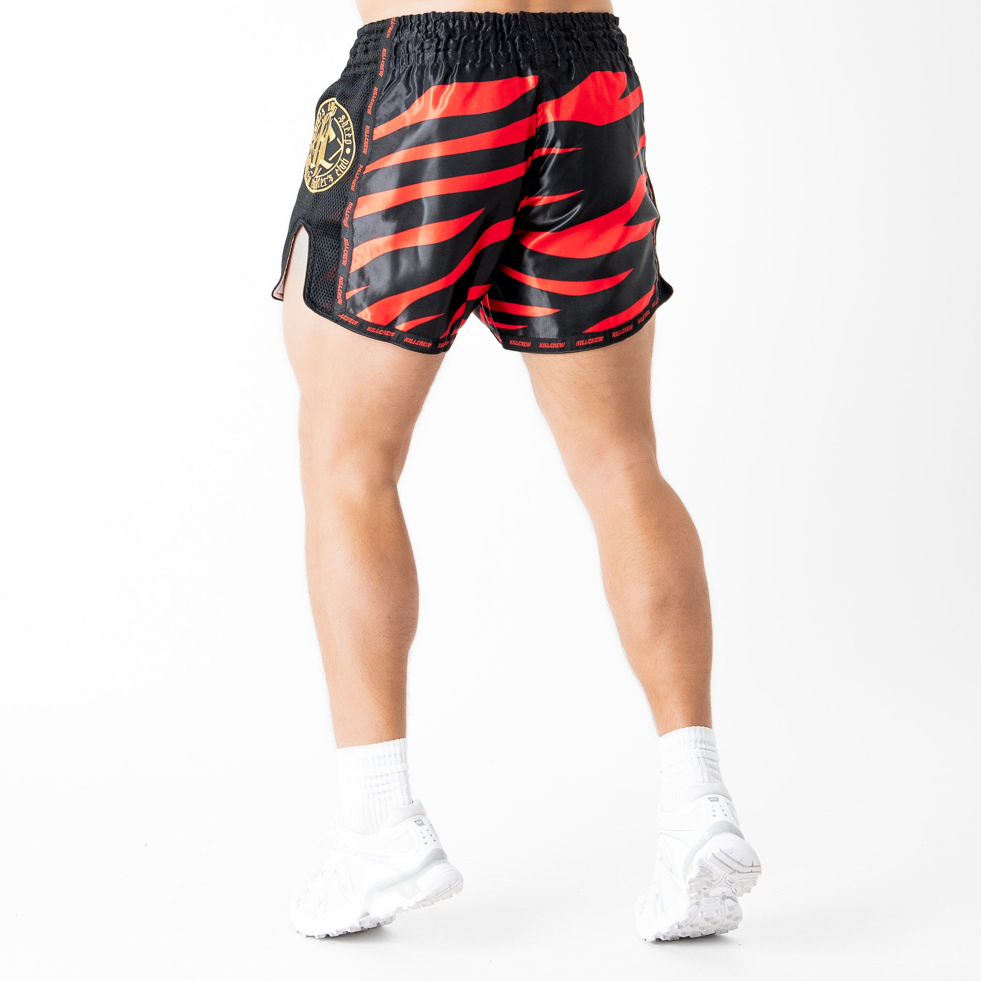 MUAY THAI FIGHT SHORTS - TIGER RED