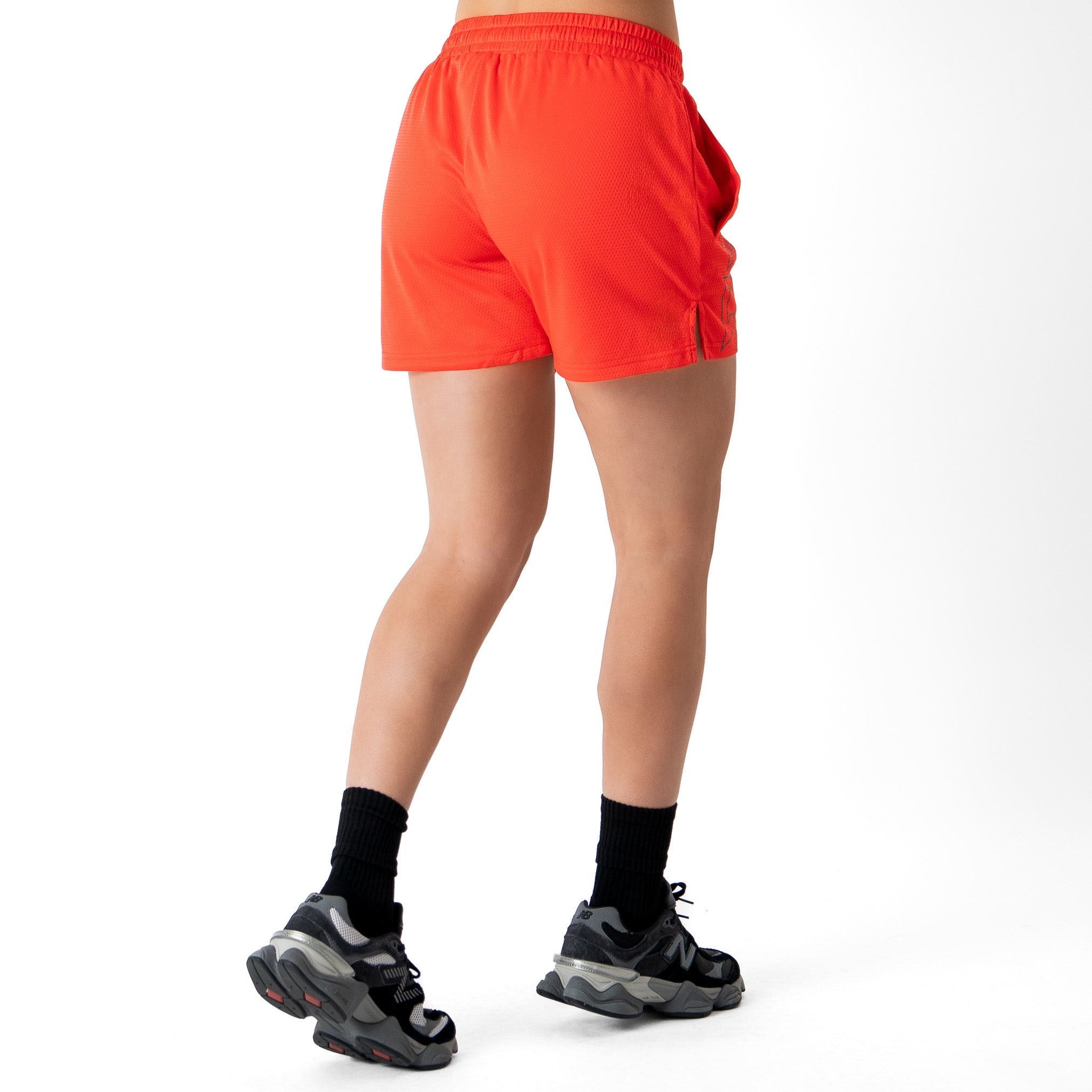 MUAY THAI SHORTS (MID THIGH CUT) v1 -  RED