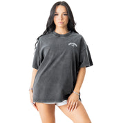 RELAXED FIT LUX "VINTAGE BOXING" T-SHIRT - BLACK
