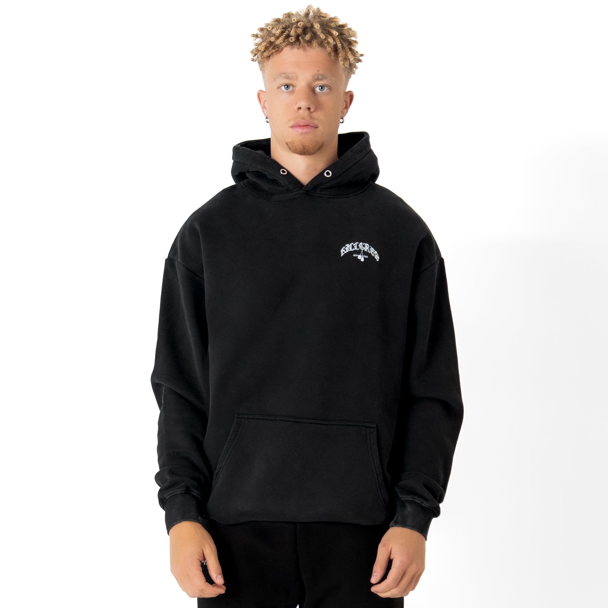 OVERSIZED LUX "VINTAGE BOXING" HOODIE - BLACK