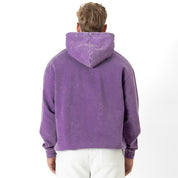 OVERSIZED LUX "WEIGHTS LIFT US UP" HOODIE - PURPLE