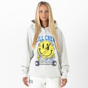 OVERSIZED LUX "WEIGHTS LIFT US UP" HOODIE - GREY