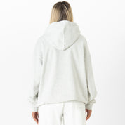 OVERSIZED LUX "WEIGHTS LIFT US UP" HOODIE - GREY