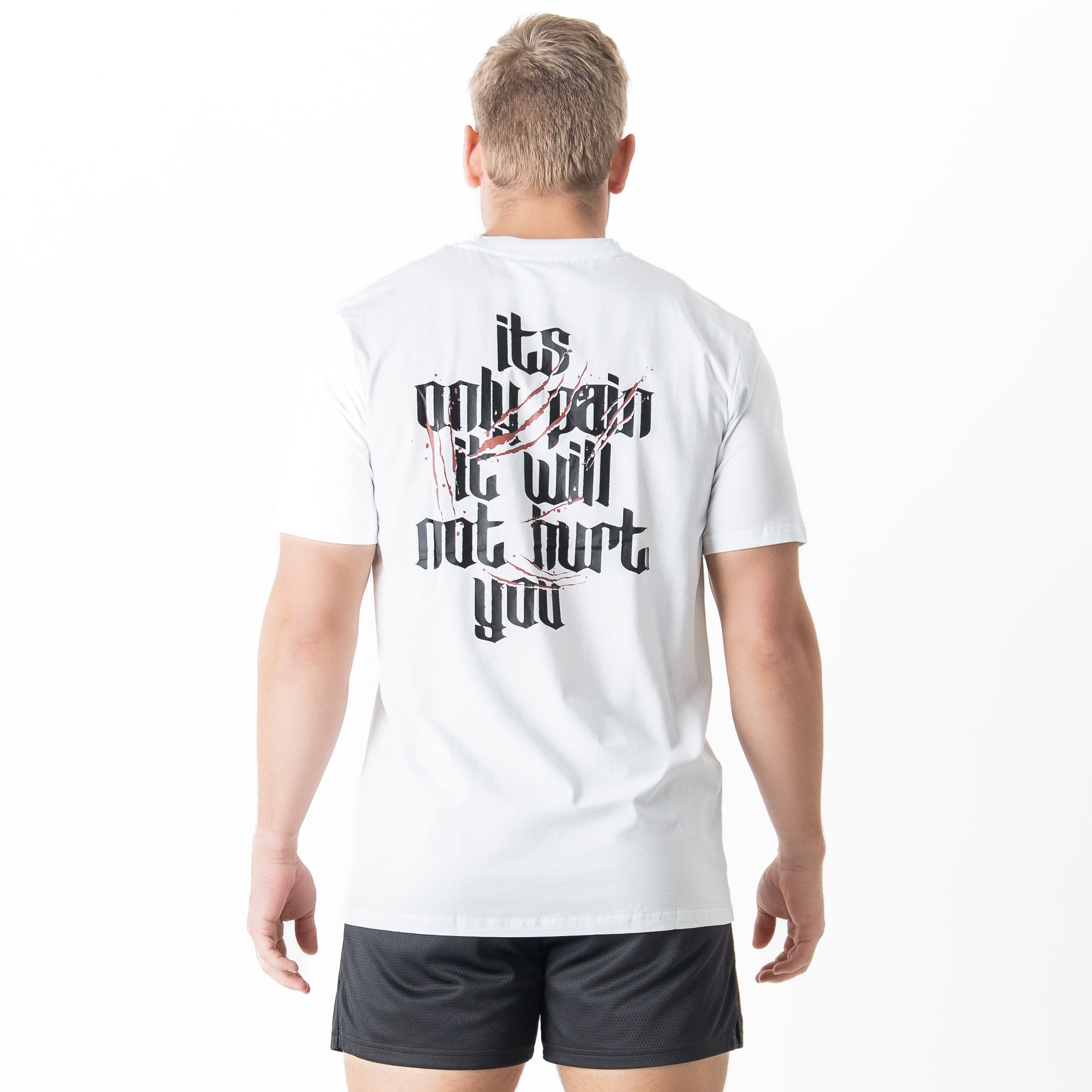 IT'S ONLY PAIN T-SHIRT - WHITE