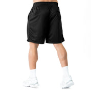 RELAXED CUT SHORTS WOLVES - BLACK