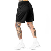 RELAXED CUT SHORTS WOLVES - BLACK