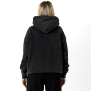 OVERSIZED LUX WORLD DOMINATION HOODIE - BLACK