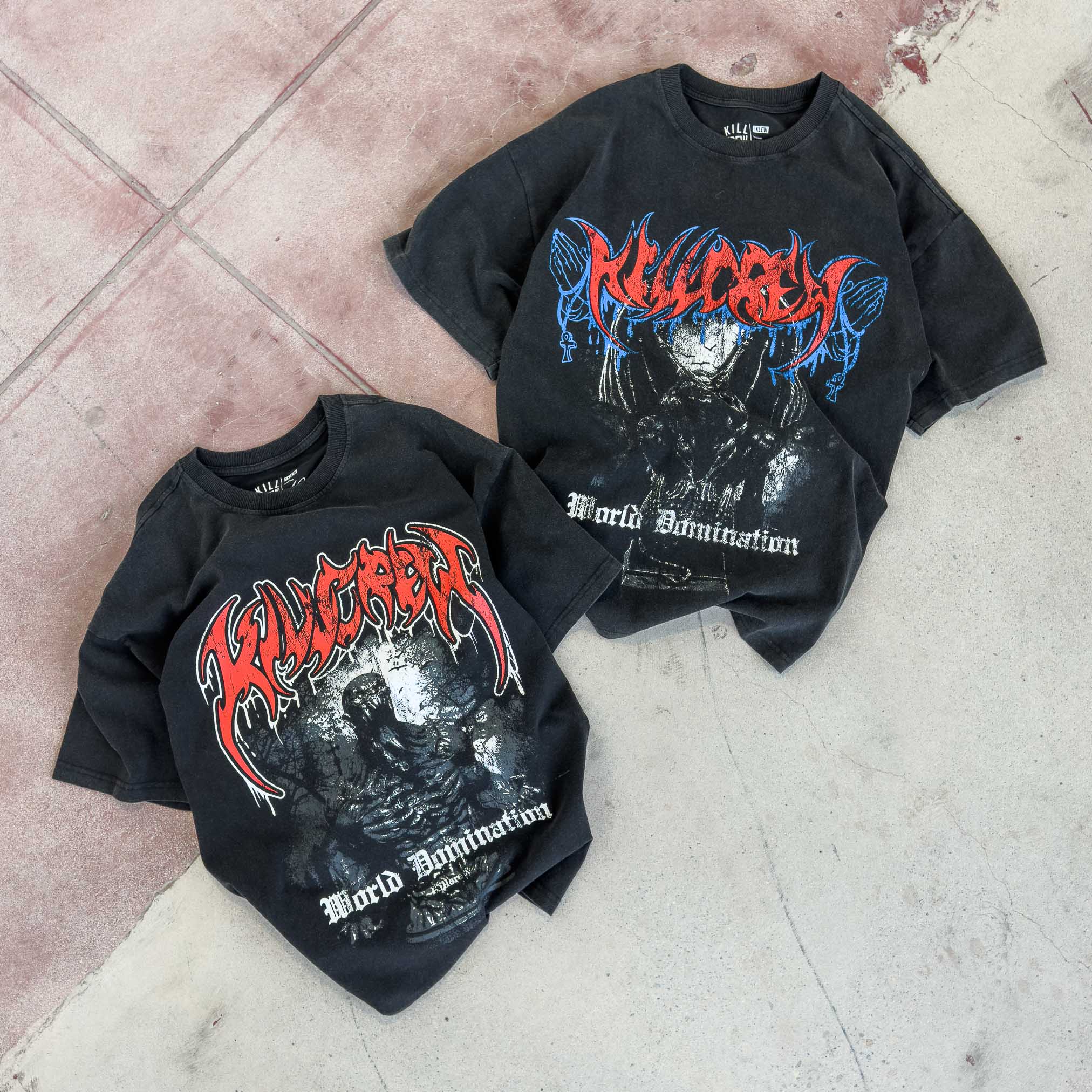 RELAXED FIT LUX WORLD DOMINATION T-SHIRT