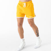 VINTAGE COTTON SHORTS (MID THIGH CUT) - YELLOW