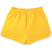 VINTAGE COTTON SHORTS (MID THIGH CUT) - YELLOW