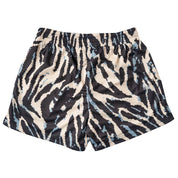 MUAY THAI SHORTS (MID THIGH CUT) - ZEBRA V2