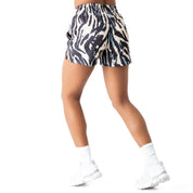 MUAY THAI SHORTS (MID THIGH CUT) - ZEBRA V2