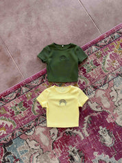 KILL CREW RIBBED BABY TEE - GREEN