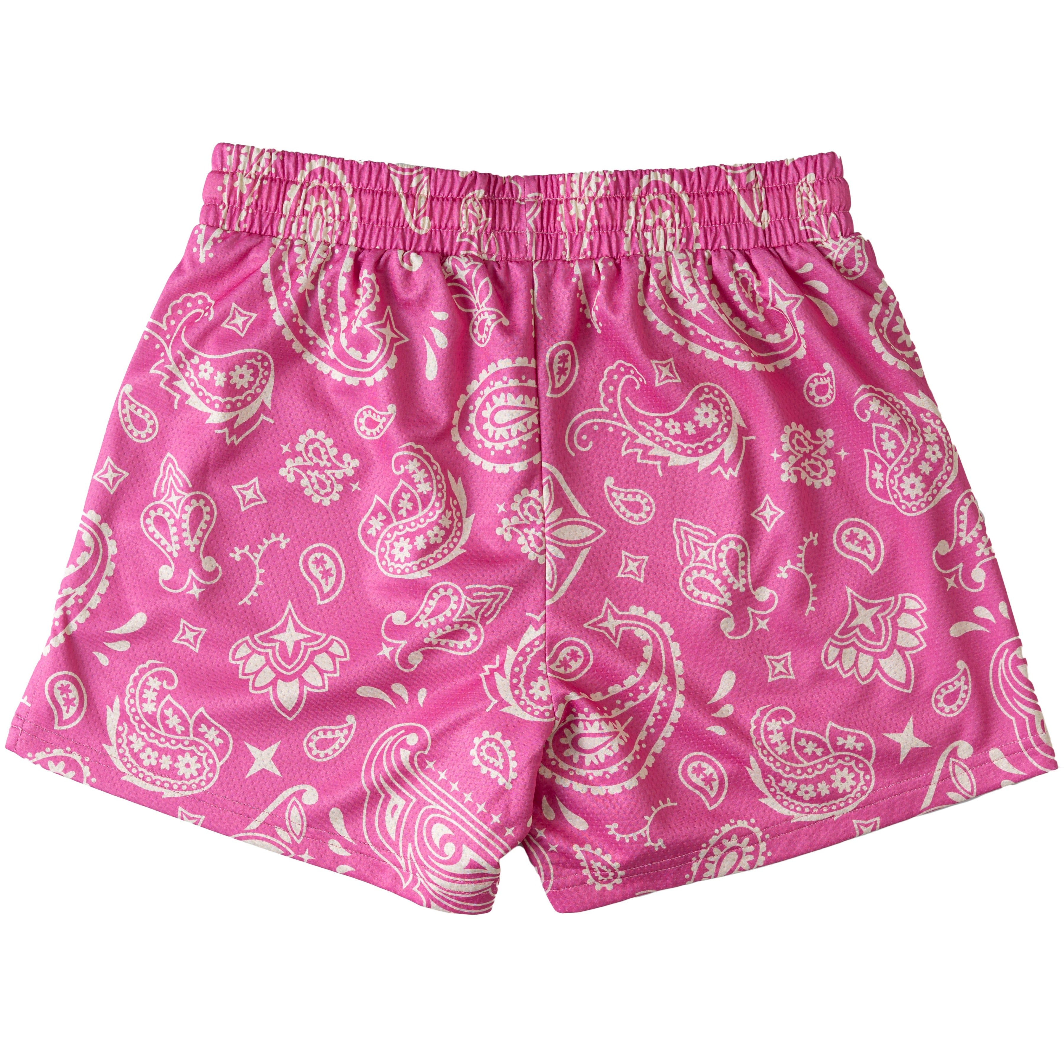 Red Bandana Muay Thai Boxing Shorts