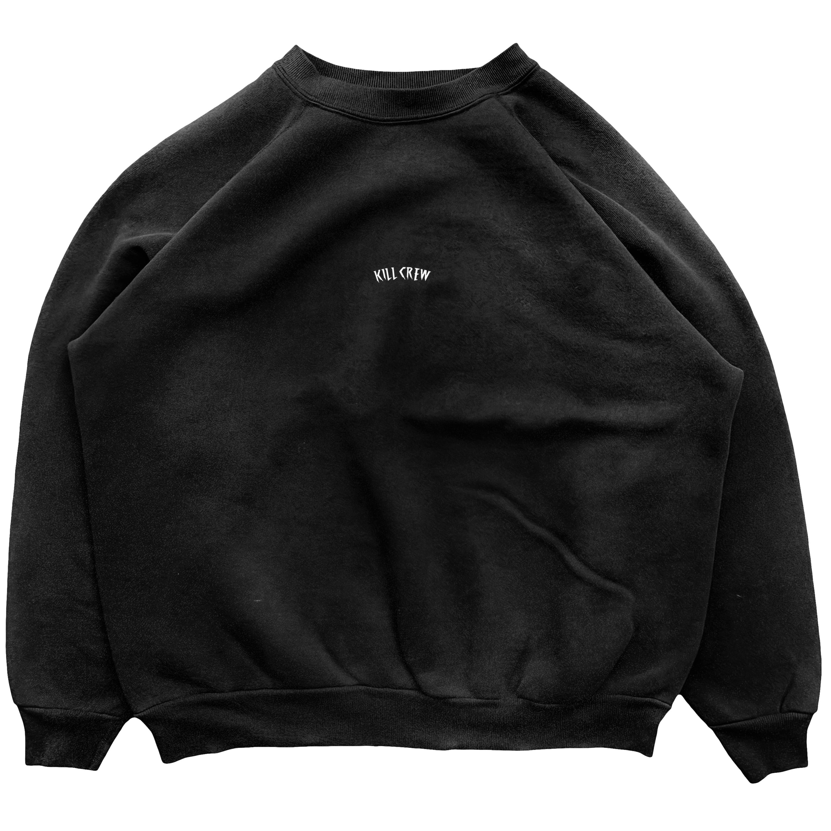 HEAVYWEIGHT LUX "SIMPLE" CREWNECK - BLACK