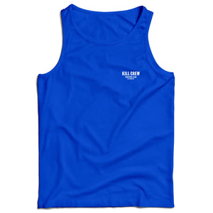 THRIVE UNDER PRESSURE TANK TOP - BLUE / WHITE