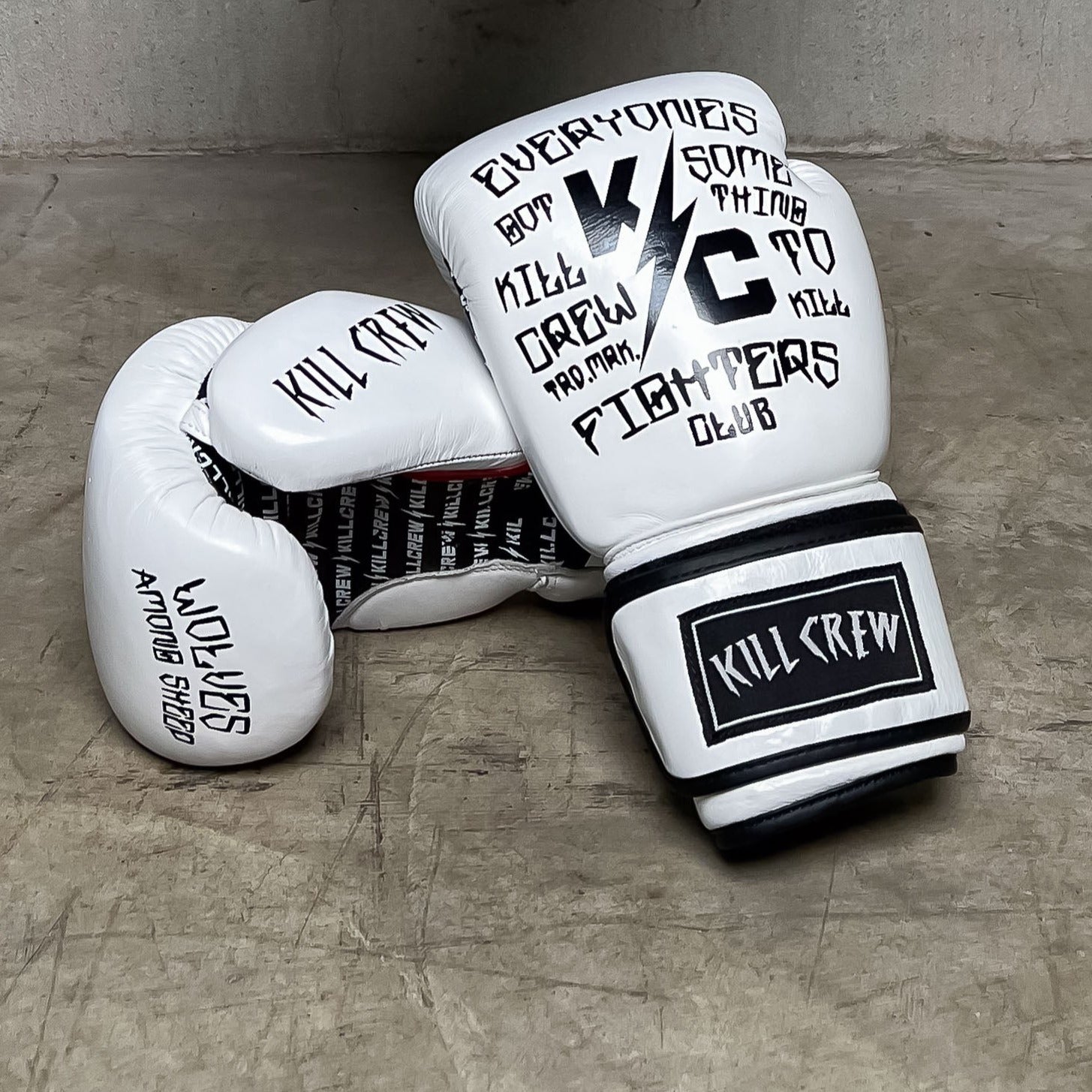 KILL CREW BOXING GLOVES - WHITE