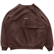 HEAVYWEIGHT LUX "SIMPLE" CREWNECK - BROWN