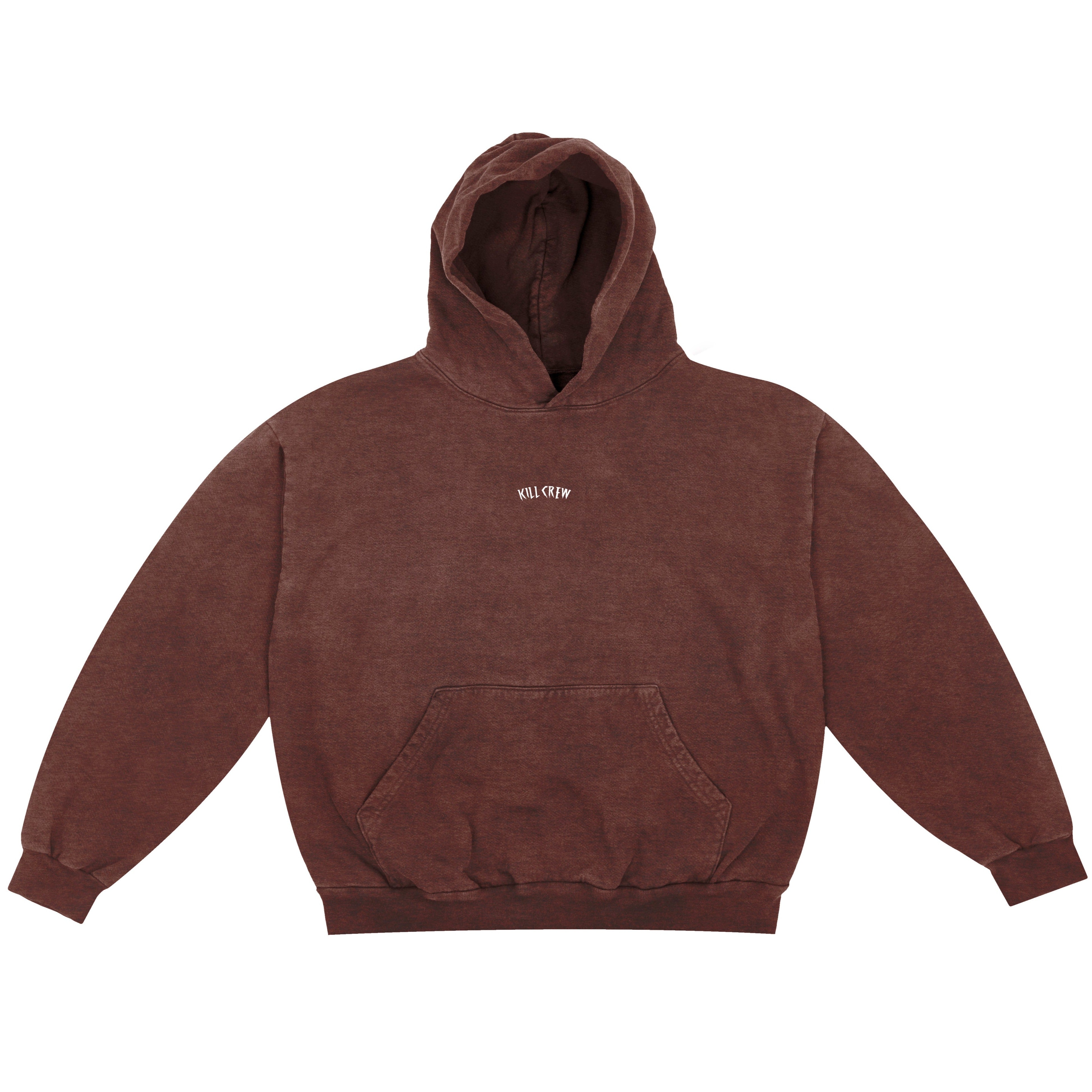 OVERSIZED LUX "SIMPLE" HOODIE - BROWN