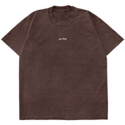 OVERSIZED LUX "SIMPLE" T-SHIRT - BROWN