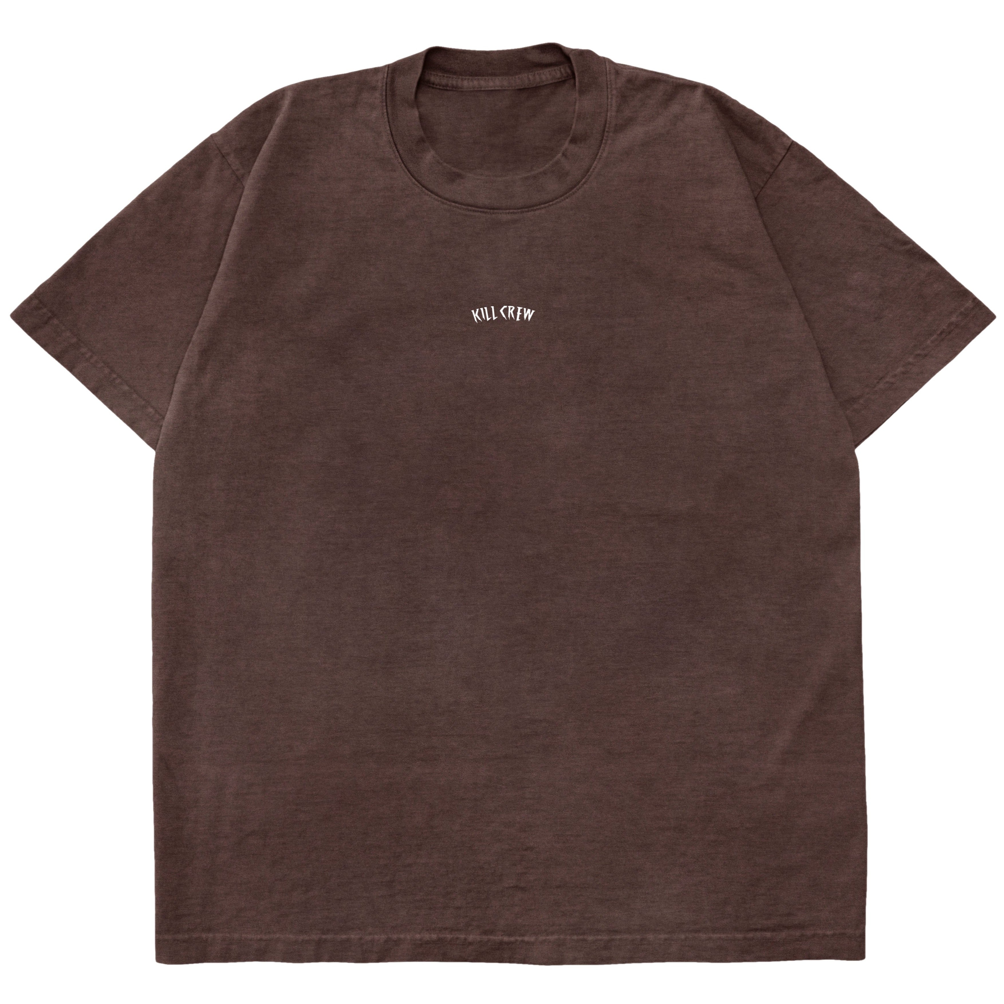 OVERSIZED LUX "SIMPLE" T-SHIRT - BROWN