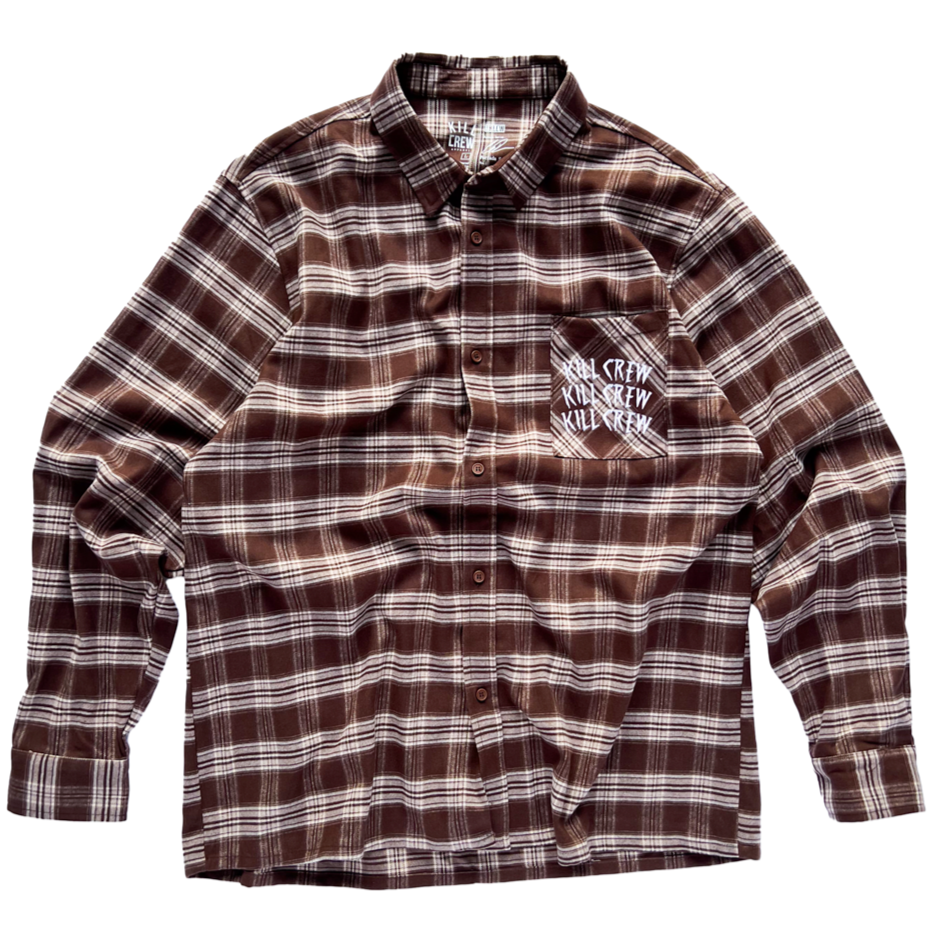 WAR WOLF FLANNEL - BROWN