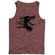 WAR WOLF TANK TOP - BROWN / BLACK