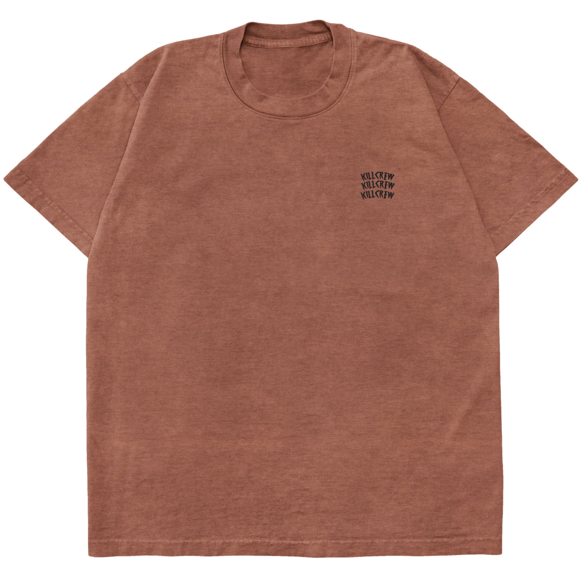 OVERSIZED WAR WOLF T-SHIRT - BROWN