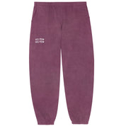 HEAVYWEIGHT LUX "SIMPLE" SWEATPANTS - BURGUNDY