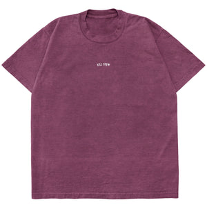 OVERSIZED LUX "SIMPLE" T-SHIRT - BURGUNDY