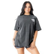RELAXED FIT LUX CONQUER INNER DEMONS T-SHIRT - BLACK / RED
