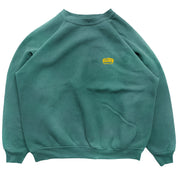 OVERSIZED LUX RIGOROUS TRAINING CREW NECK - GREEN / GOLD