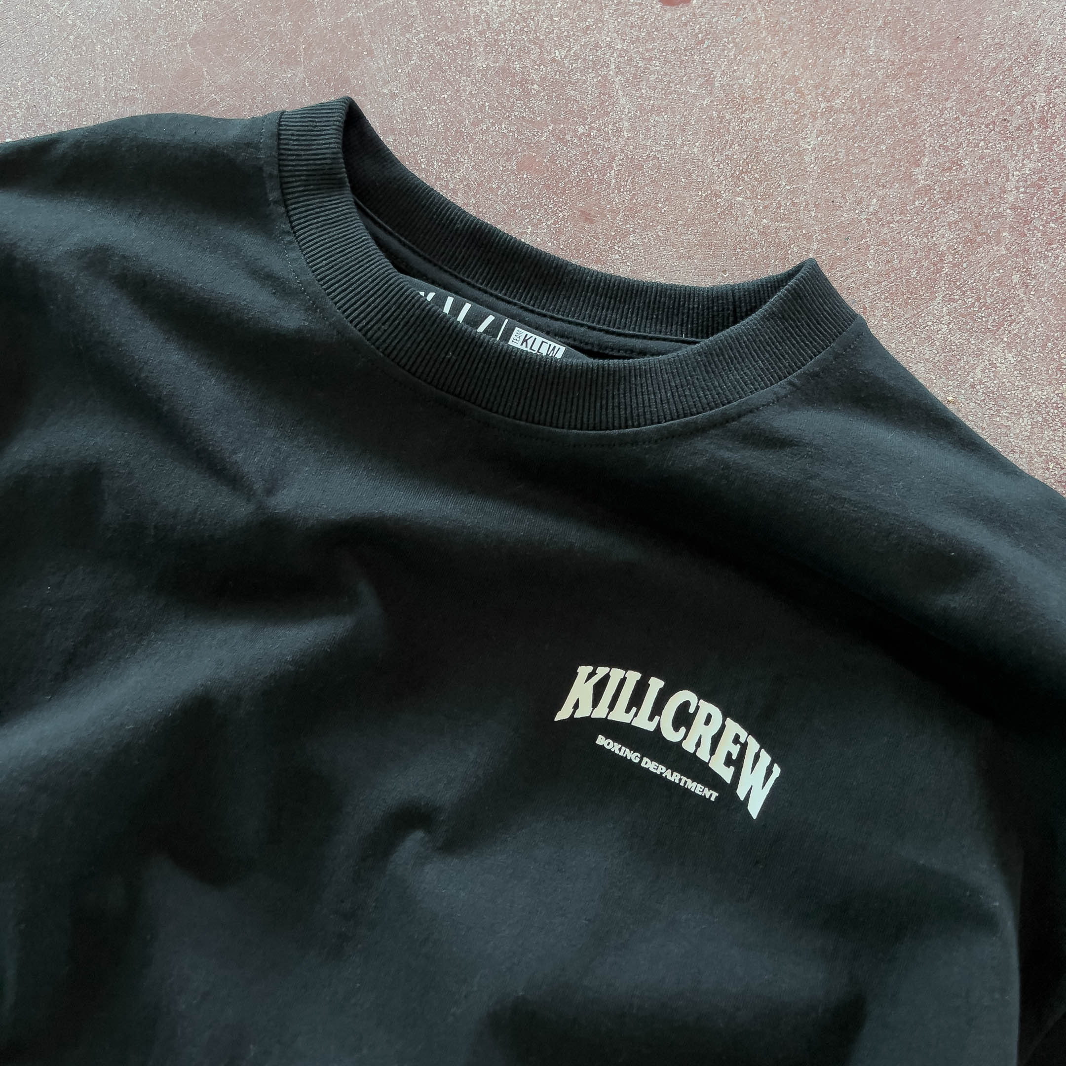RELAXED FIT BOXING DEPARTMENT T-SHIRT - BLACK / WHITE
