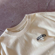 RELAXED FIT BOXING DEPARTMENT T-SHIRT - CREAM / BLACK