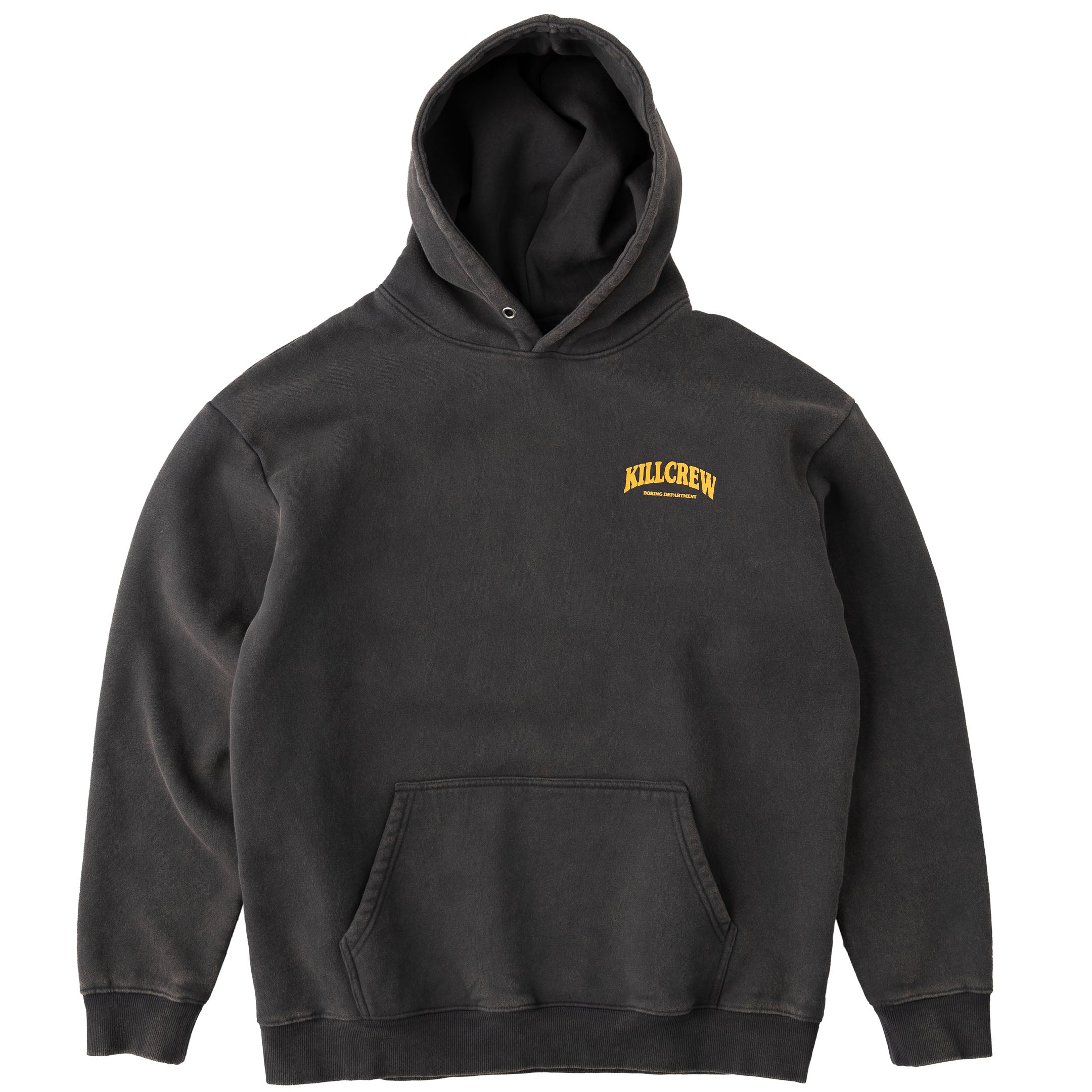 OVERSIZED LUX BOXING DEPARTMENT HOODIE - GUNMETAL / GOLD – Kill Crew