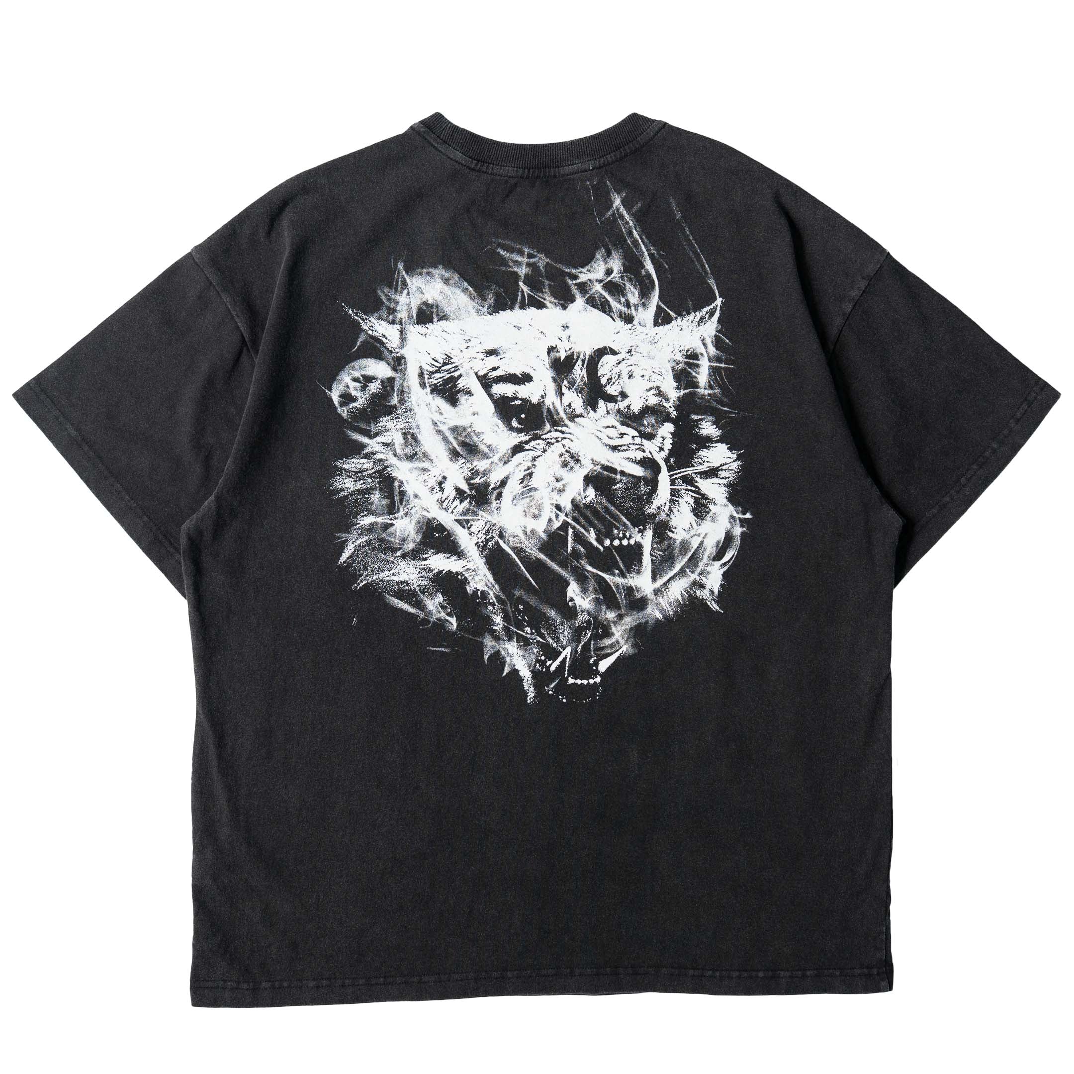 RELAXED FIT LUX SMOKE WOLF T-SHIRT - BLACK – Kill Crew